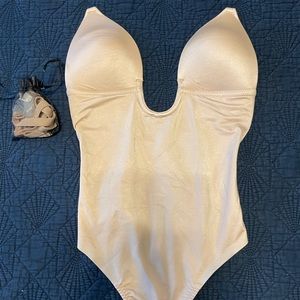SPANX Suit Your Fancy Plunge Low Back Thong Bodysuit